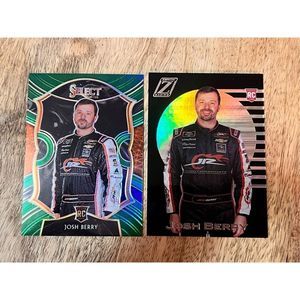 2021 Panini-Chronicles Select Racing Josh Berry Rookie Cards NASCAR Lot of 2